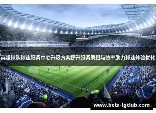 英超球队球迷服务中心升级方案提升服务质量与效率助力球迷体验优化 英超球队球迷服务中心升级方案提升服务质量与效率助力球迷体验优化